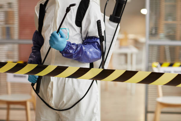 Professional Biohazard Cleanup technician working in Chandler, TX